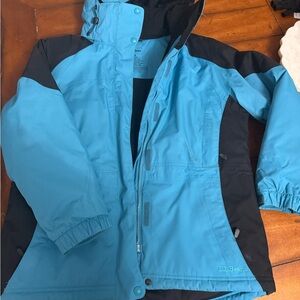 Women’s L.L.Bean Blue and Black Ski Jacket